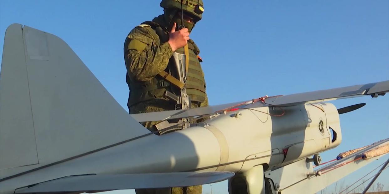 Russia Orlan-10 drone Ukraine