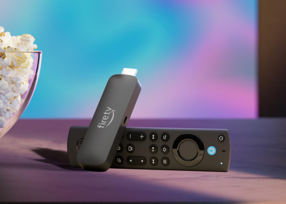 <p>Amazon</p>5 Reasons to Bring a Fire TV Stick on Your Next Trip1. Seamless Access to Your Entertainment Subscriptions<p>Vacations are meant for relaxation and unwinding, and what better way to kick back than with your favorite shows and movies? With just a Wi-Fi connection and an HDMI port, you can transform any hotel or rental home TV into a personalized entertainment hub. Say goodbye to flipping through limited cable channels or settling for whatever's on—it's your vacation, your entertainment, so add your Fire TV Stick to your packing list.</p>2. Familiarity and Convenience<p>From the cozy confines of a hotel room to the eclectic ambiance of an Airbnb, having your Fire TV Stick ensures that you can enjoy your favorite shows and movies in a way that feels like home. Plus, it takes up less space than your basic toiletries, making it a must-have travel companion.</p>3. Access to Travel Resources<p>While vacations are primarily about relaxation, it's also handy to have access to travel resources. The Fire TV Stick offers access to a variety of apps that can enhance your travel experience. From checking the weather forecast to exploring local attractions through travel guides and documentaries, the accessory provides valuable information at your fingertips. You can even use it to stream workout videos for a quick exercise session before hitting the beach or exploring a new city.</p>4. Family-Friendly Entertainment<p>Vacations are often a time for family bonding, and the Fire TV Stick caters to all age groups. With a plethora of family-friendly content available, you can keep everyone entertained, from the youngest members to the young at heart. Whether it's animated movies for the kids, late-night shows for the adults, or an impromptu video game party using <a href="https://luna.amazon.com/home" rel="nofollow noopener" target="_blank" data-ylk="slk:Luna;elm:context_link;itc:0;sec:content-canvas" class="link ">Luna</a>, the Fire TV Stick ensures that there's something for everyone to enjoy together.</p>5. Enhanced Connectivity<p>Staying connected is a necessity, even while on vacation. The Fire TV Stick offers enhanced connectivity features, allowing you to seamlessly integrate it with other smart devices. Whether you want to stream content from your smartphone or tablet, mirror your screen for presentations or photo slideshows, or control your Fire TV Stick with voice commands through Alexa, the possibilities are endless. Plus, the Fire TV Stick 4K Max (2nd Gen) has double the storage and boasts the industry’s first-ever streaming stick with Wi-Fi 6E support. It has the ability to connect to 2.4GHz and 5GHz bands, as well as the new 6GHz band for blazing-fast download speeds.</p>