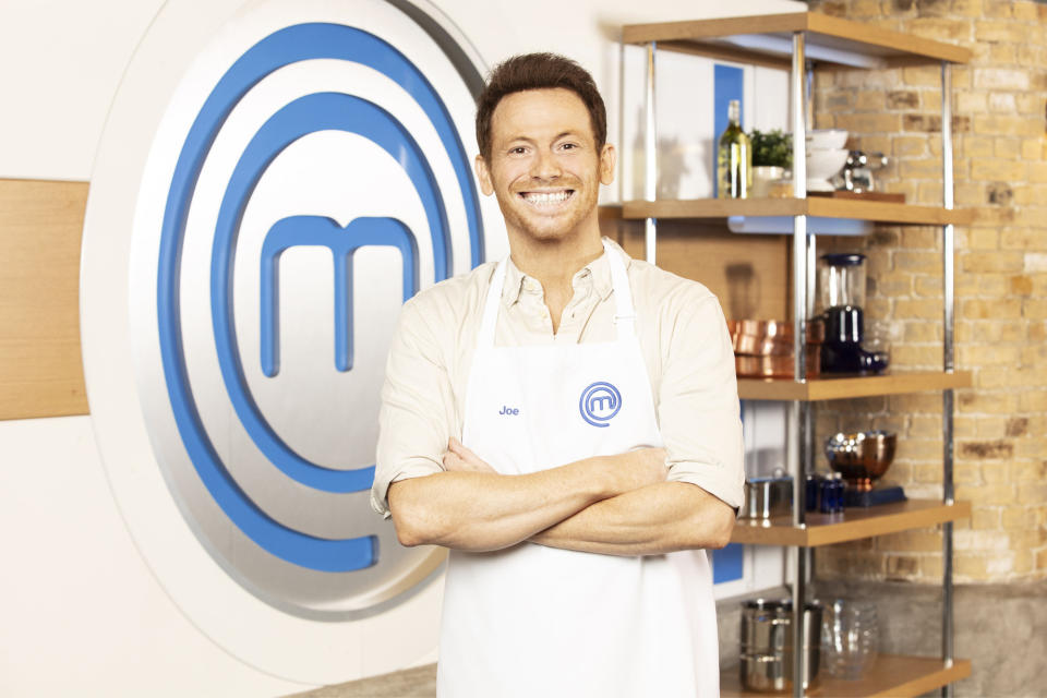 WARNING: Embargoed for publication until 00:00:01 on 22/04/2021 - Programme Name: Celebrity Masterchef S16 - TX: n/a - Episode: Celebrity Masterchef S16 - Contestant Generics (No. Contestant Generics) - Picture Shows: **STRICTLY EMBARGOED NOT FOR PUBLICATION BEFORE 00:01 ON THURSDAY 22ND APRIL 2021** Joe Swash - (C) Shine TV - Photographer: Production