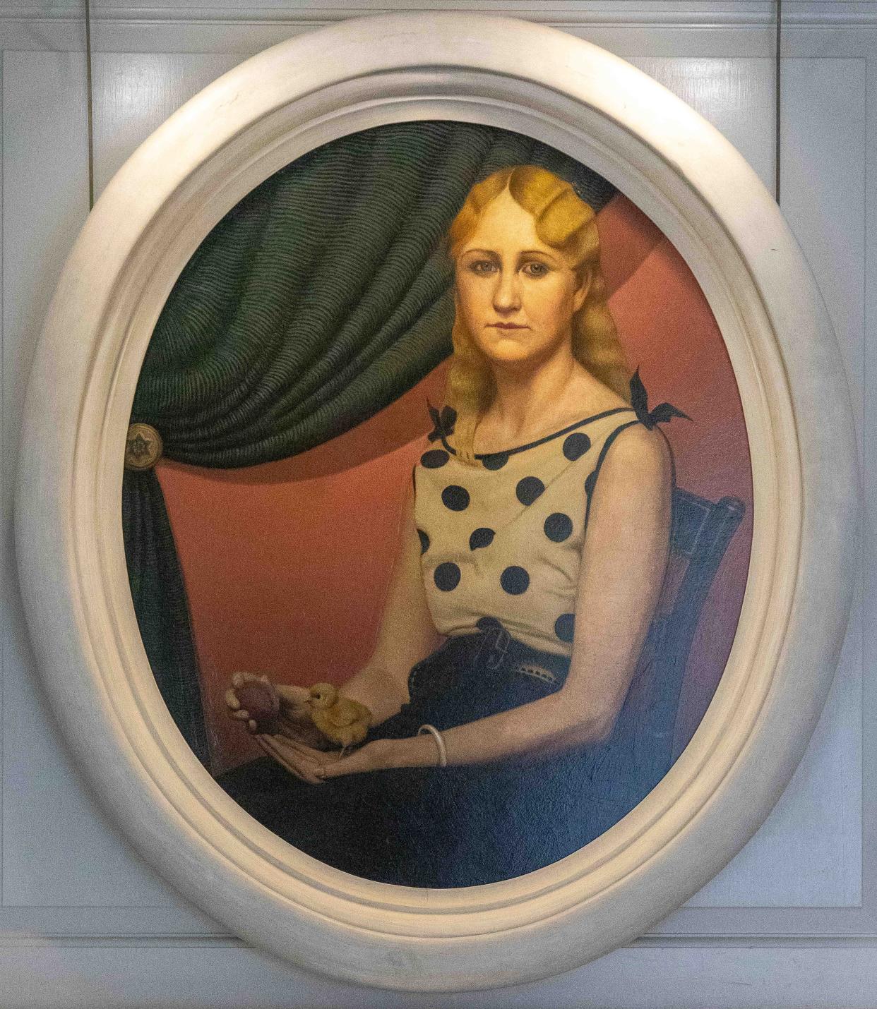 'Portrait of Nan' by Grant Wood