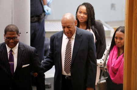 Actor and comedian Bill Cosby arrives for the first day of his sexual assault trial at the Montgomery County Courthouse in Norristown, Pennsylvania, U.S. June 5, 2017. REUTERS/David Maialetti/Pool