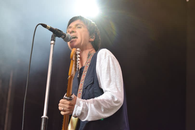 The Smiths legend Johnny Marr on stage at Scarborough Open Air Theatre