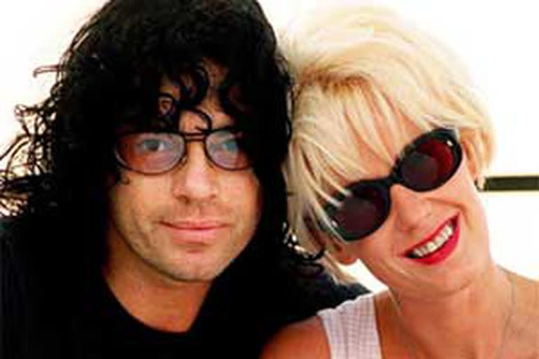 Hutchence y Paula Yates