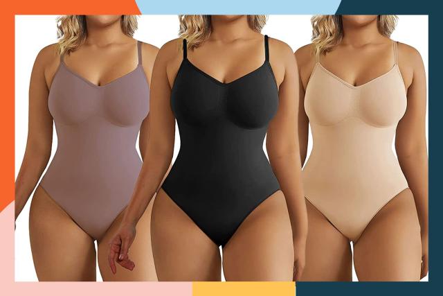 SHAPERX Bodysuit for Women Tummy Control Shapewear Seamless Sculpting Thong  Body