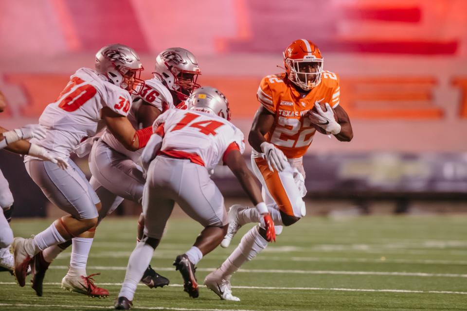 UTEP faced New Mexico in a non-conference college football game at the Sun Bowl in El Paso, Texas on Saturday, Sept. 25, 2021.