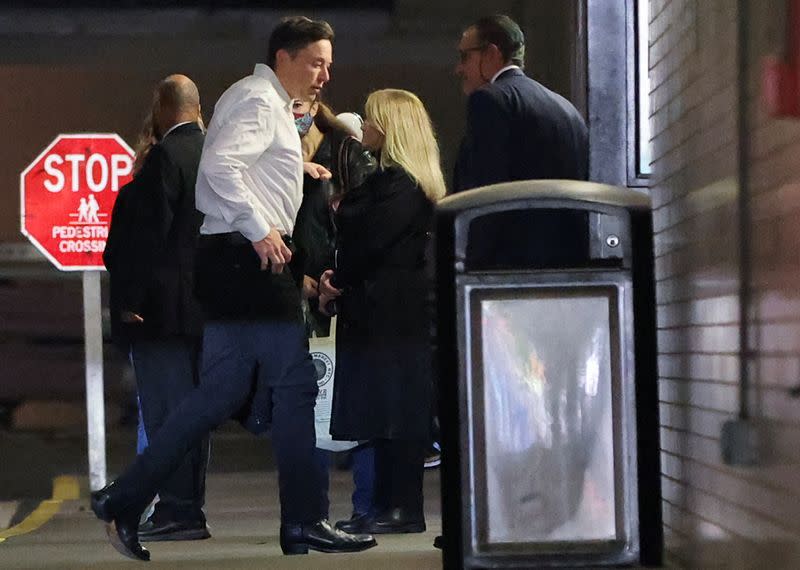 Owner and CEO of Twitter, Inc. Elon Musk arrives at the 29th Annual Baron Investment Conference in Manhattan, New York City