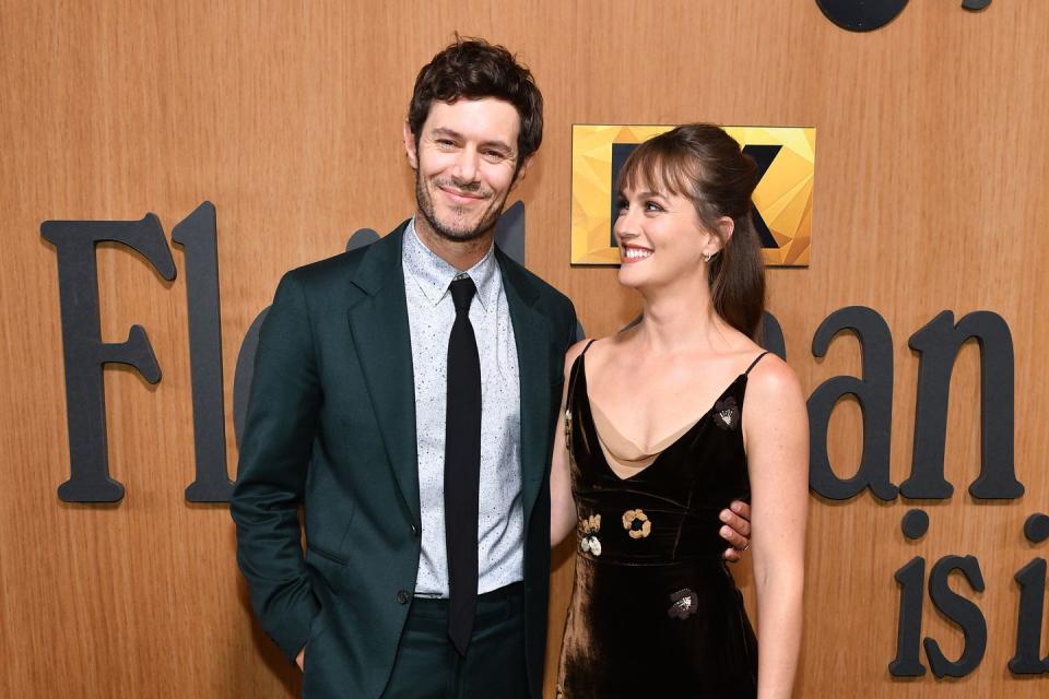 adam brody and leighton meester at 