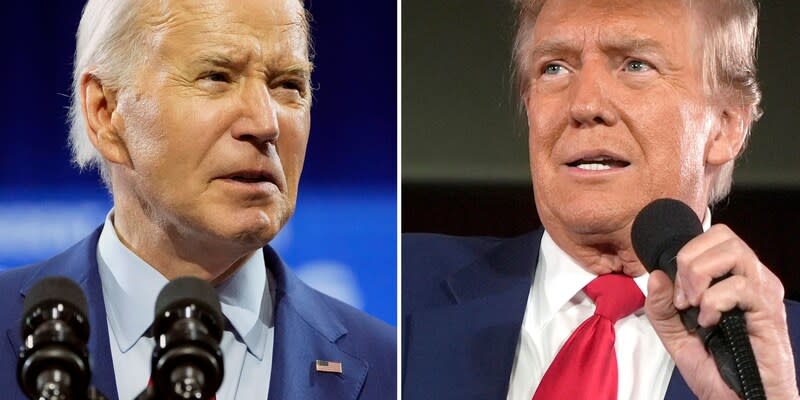 Joe Biden und Donald Trump<span class="copyright">-/AP/dpa</span>