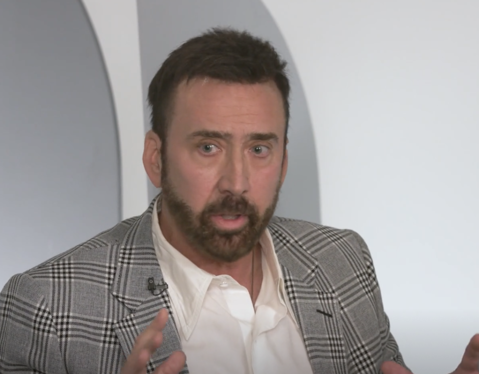 Nicolas cage on ‘The Hollywood Reporter’s actors roundtable (THR)