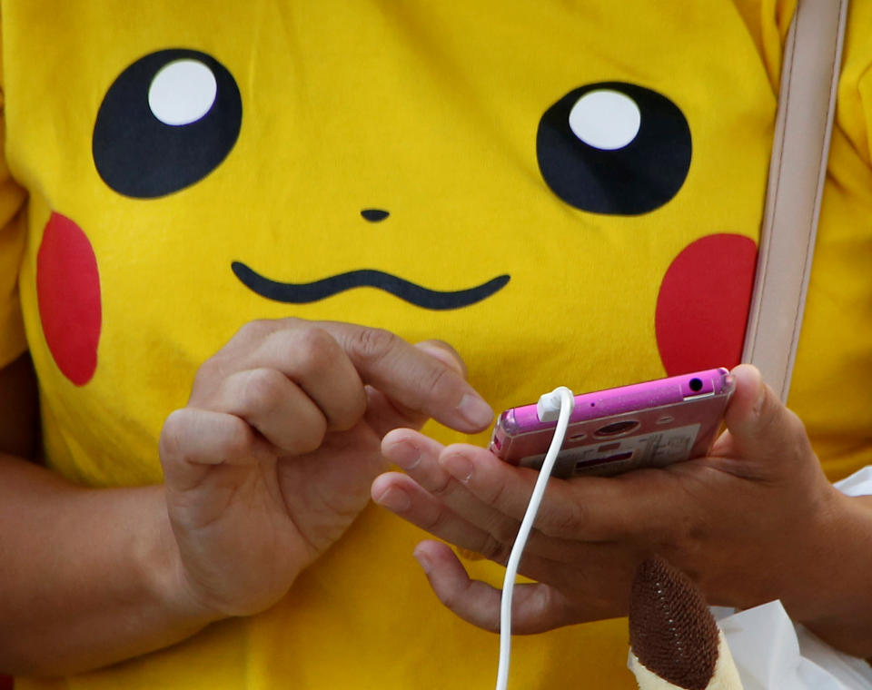 Pikachu selbst zeigt selten Zähne. Trotzdem soll eine Pokémon-App jetzt beim Zähneputzen helfen. (Bild: REUTERS/Kim Kyung-Hoon)