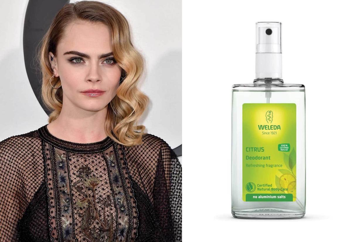 cara delavigne and deoderant