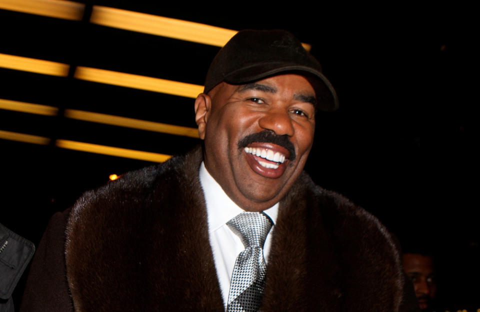 Steve Harvey has apologised after one of his employees posted a message from his official X account that asked users to name a comedian they ‘don’t find funny at all’ credit:Bang Showbiz