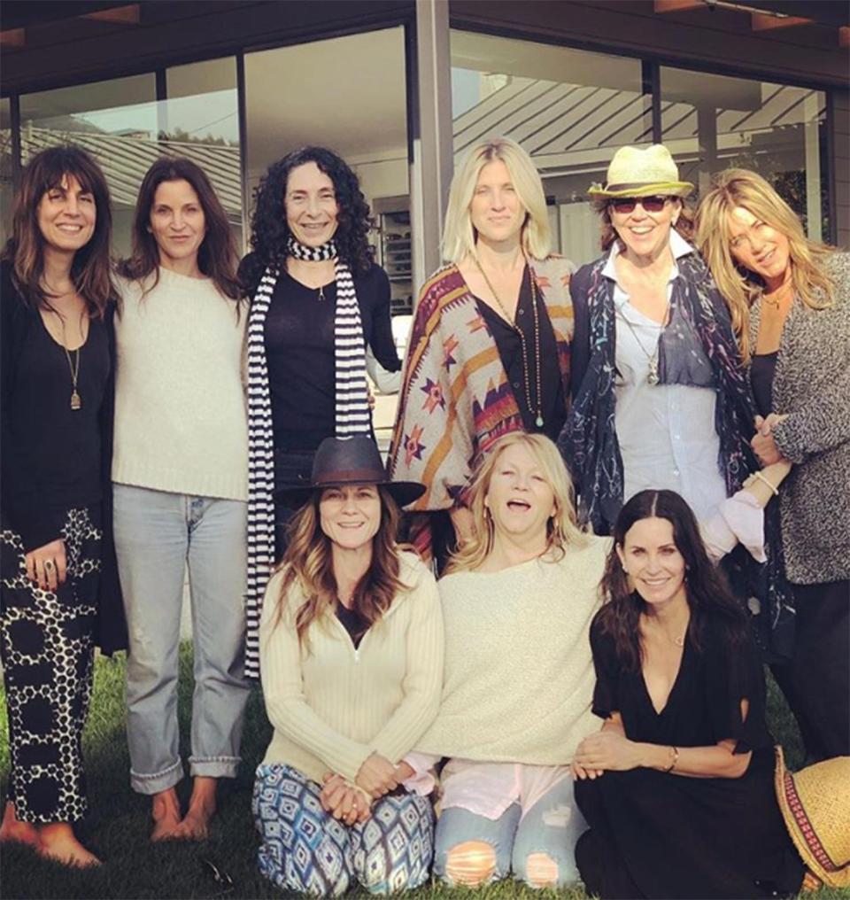 A year older, but still just as flawless as her first day on screen! To celebrate Jen's special day, Courteney Cox hosted an intimate, private gathering at her Malibu home for her longtime best friend.