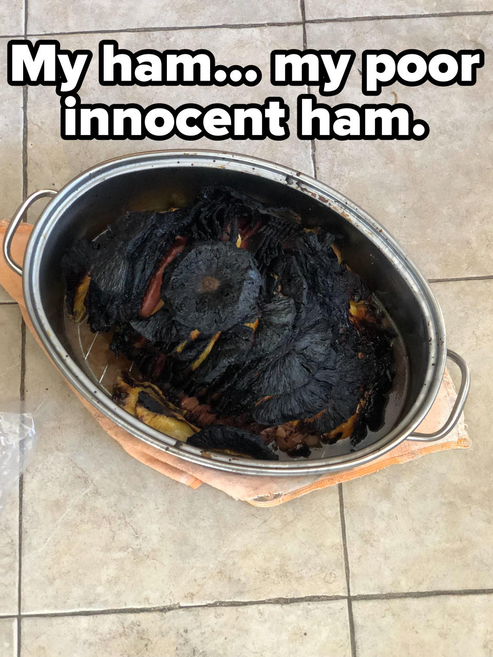 "My poor innocent ham."