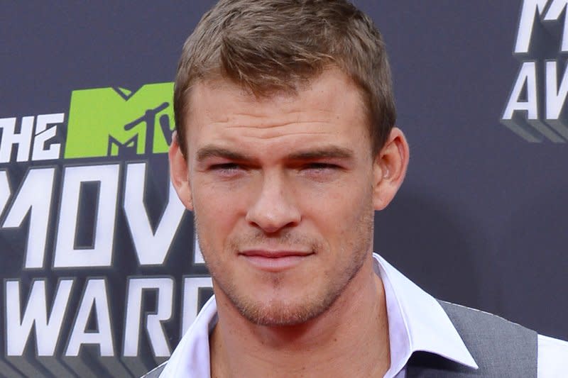 Alan Ritchson arrives for the MTV Movie Awards at Sony Picture Studios in Culver City, Calif., in 2013. File Photo by Jim Ruymen/UPI