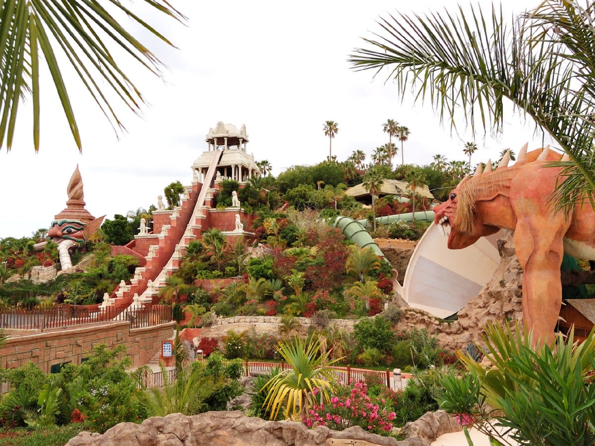 The Tower of Power at Siam Park is a 28m slide with a vertical drop (iStock)