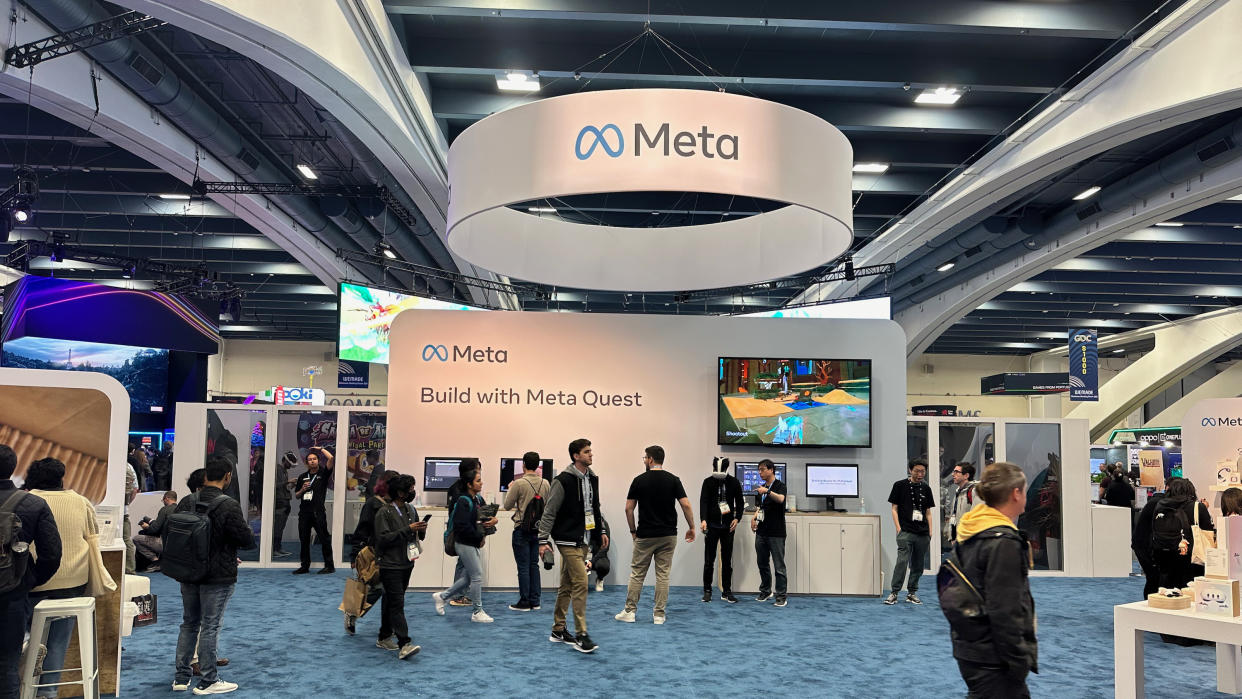  The Meta booth at GDC 2024. 