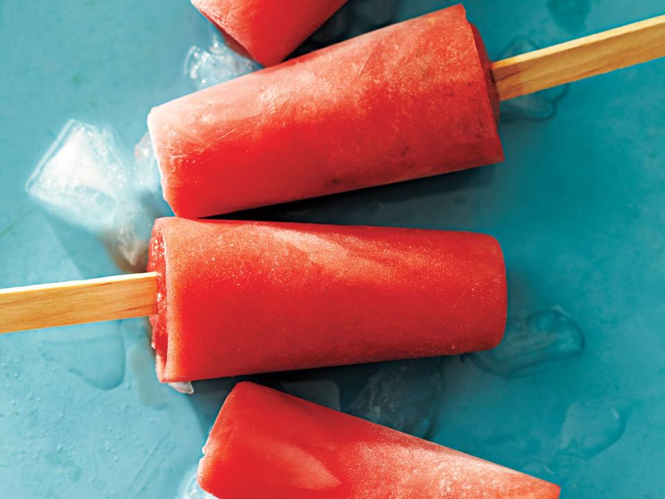 Watermelon-Jalapeño Ice Pops