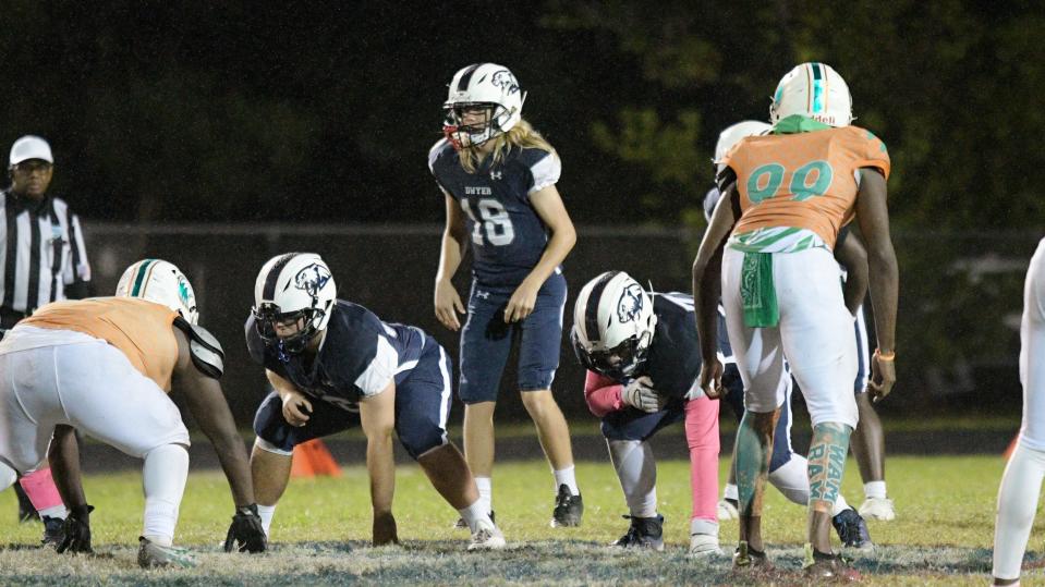 Atlantic football, led by head coach Jamael Stewart, won a District 9-3M championship 32-14 over Dwyer on Oct. 22 in Palm Beach Gardens.