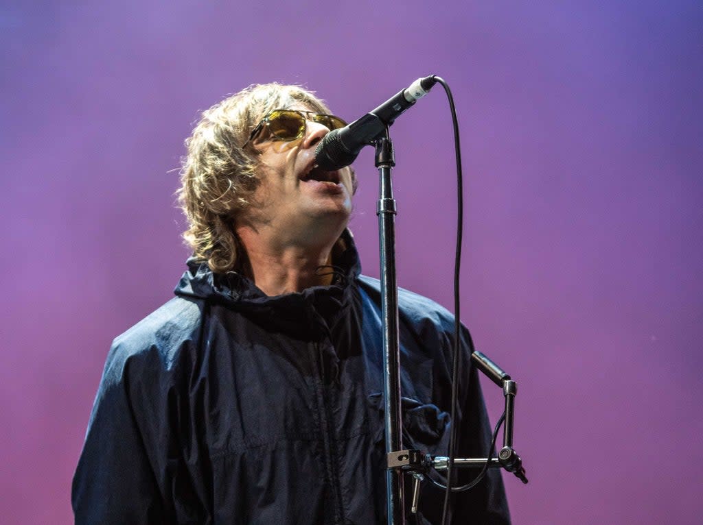 Glory days: Liam Gallagher turns back the clock with an Oasis-heavy set  (Shutterstock)