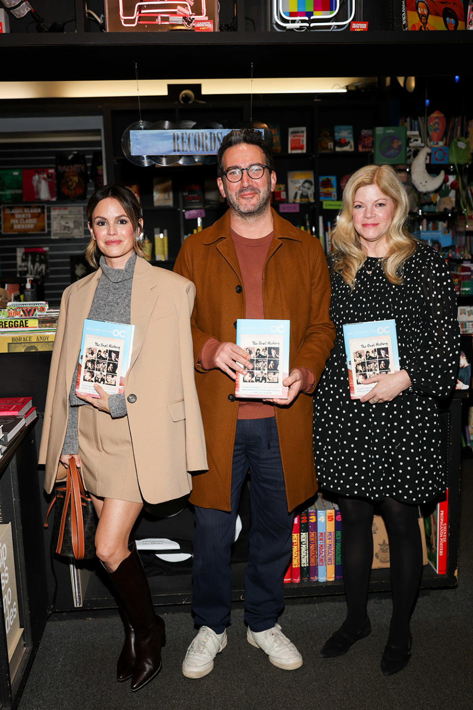 Rachel Bilson, Josh Schwartz and Stephanie Savage