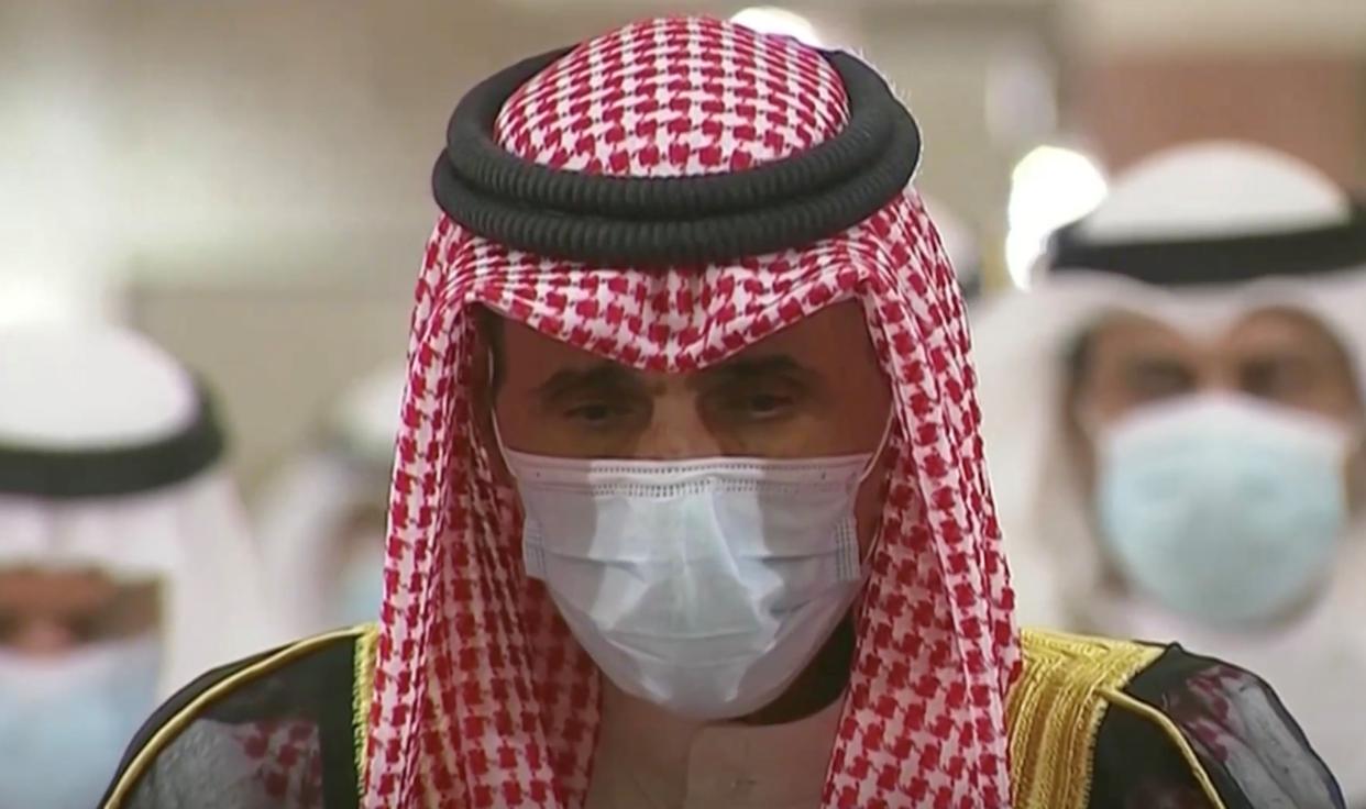 Kuwait's new Emir Nawaf al-Ahmad al-Sabah (VIA REUTERS)