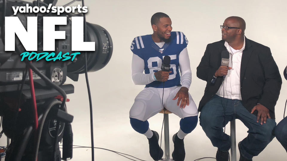 Terez Paylor speaks with former Colts TE Eric Ebron. (Yahoo Sports)