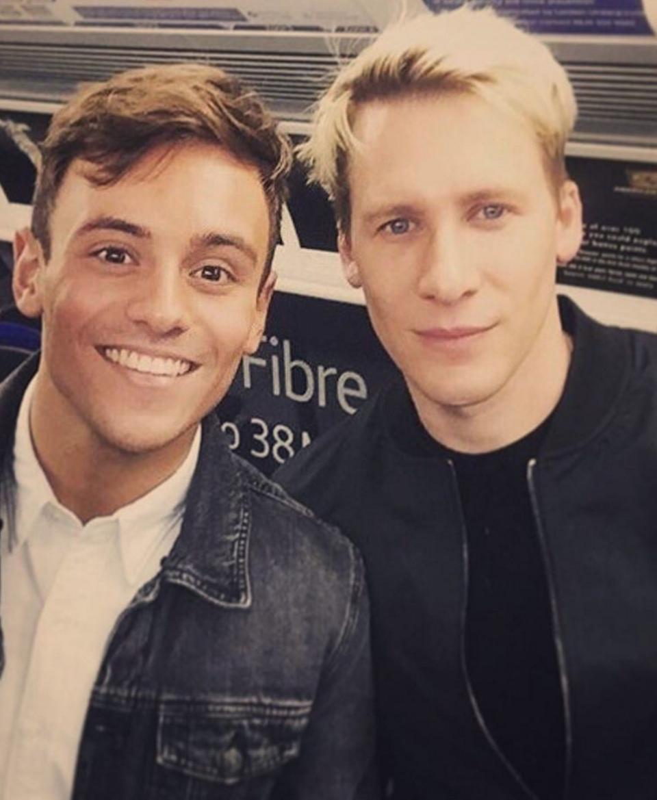 Tom Daley and Dustin Lance Black