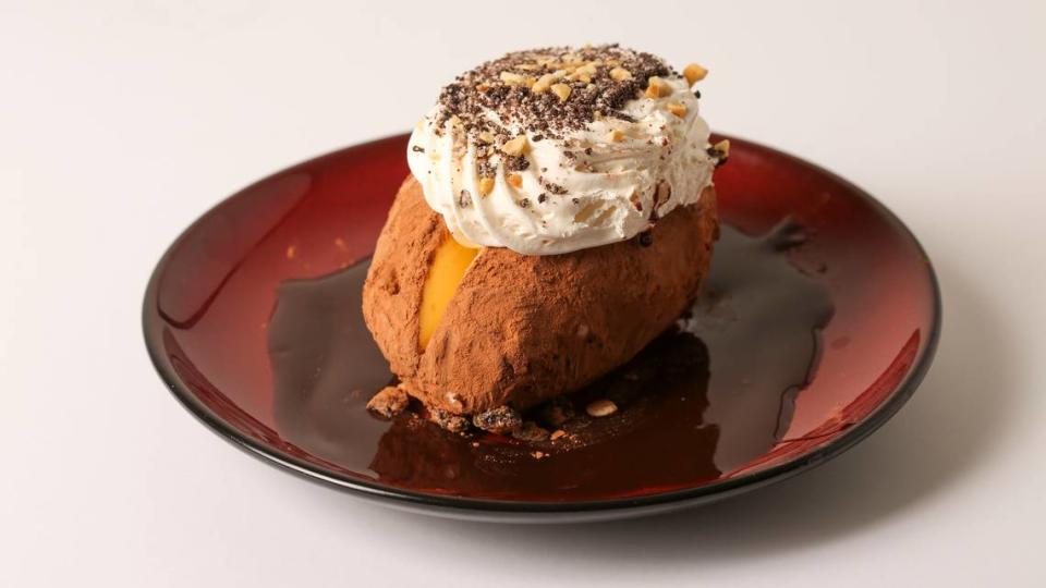 “Chef Lou’s World Famous Idaho Ice Cream Potato” is a staple at the Westside Drive-In, an Idaho chain with two locations in Boise. Founded by Chef Lou Aaron in 1994, it has been featured on Guy Fieri’s “Diners, Drive-ins and Dives.“