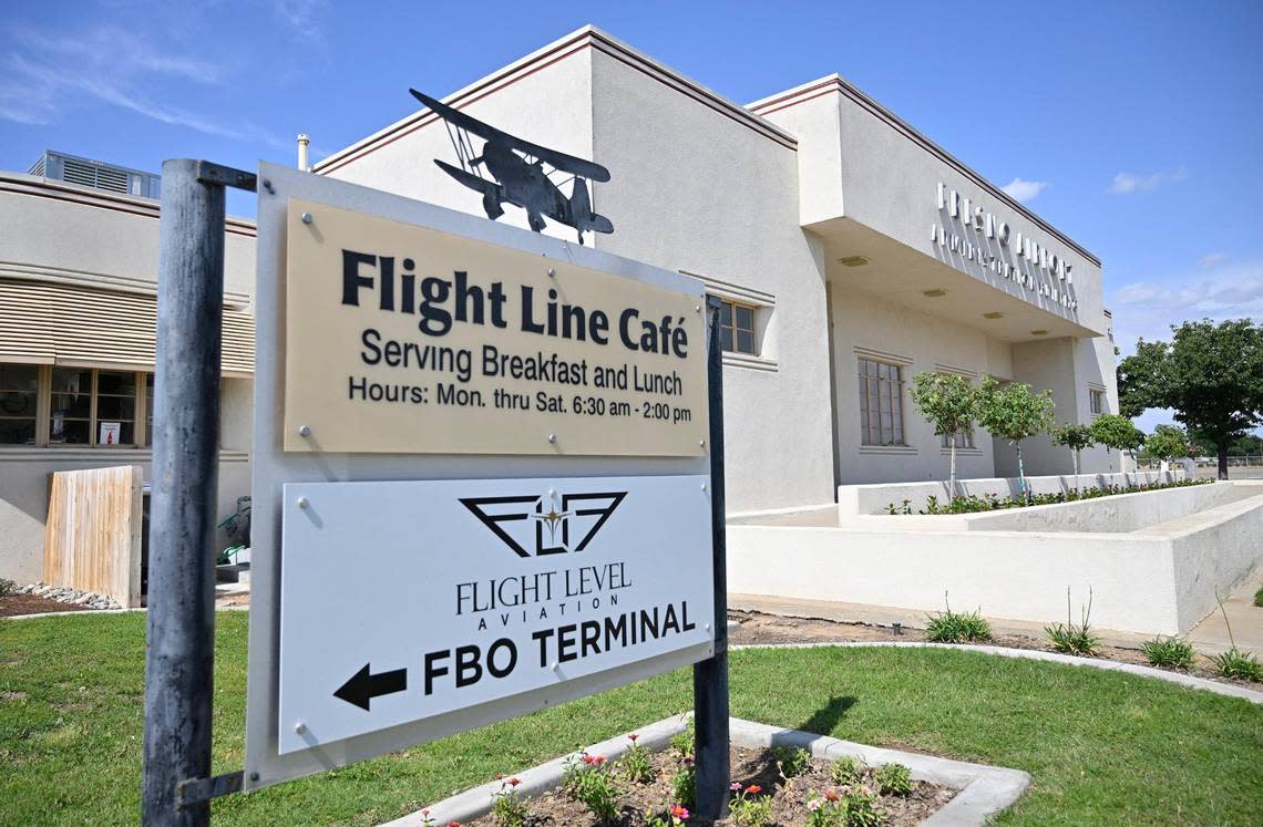 Fresno Chandler Executive Airport, photographed Tuesday, May 30, 2023 in Fresno. Fresno Unified School District is launching a new aviation academy at Chandler in either 2025 or 2026.