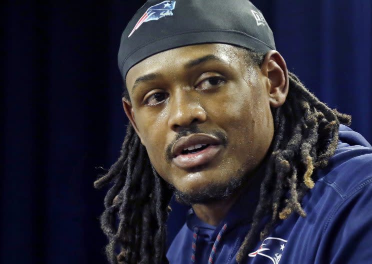 Dont'a Hightower took the badmouthing from the Steelers' Mike Tomlin in stride. (AP) 