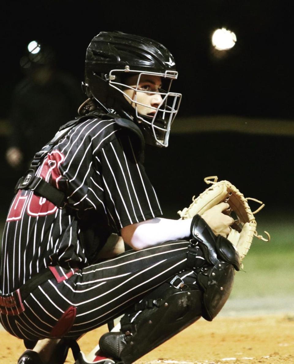 Sophomore catcher Slade Wayne is one of Palm Beach Central's most promising players coming through the pipeline.