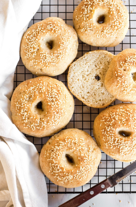 <p>Dish by Dish</p><p>These incredibly soft and tender gluten-free mashed potato bagels don't require boiling or kneading. They're totally dairy-free too! </p><p><strong>Get the recipe: <a href="https://www.dishbydish.net/gluten-free-bagels/" rel="nofollow noopener" target="_blank" data-ylk="slk:Gluten-Free Mashed Potato Bagels;elm:context_link;itc:0;sec:content-canvas" class="link rapid-noclick-resp">Gluten-Free Mashed Potato Bagels</a></strong></p>
