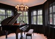 <p>Sanchez is good on the piano and played one in his unveiling video (Image: Rightmove). </p>