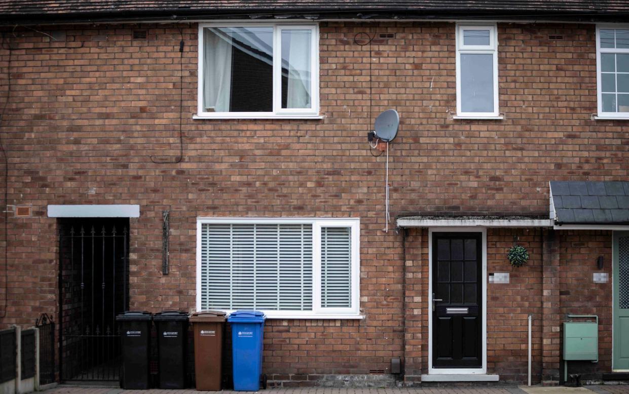 The home on Lowndes Lane, in Stockport, at which it is alleged Angela Rayner lived while being registered on the electoral role at a different address