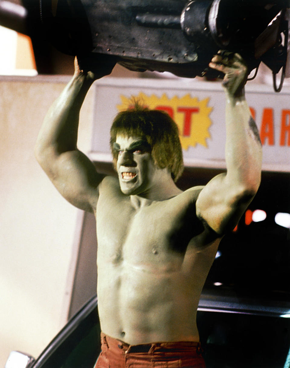 Lou Ferrigno in "The Incredible Hulk."