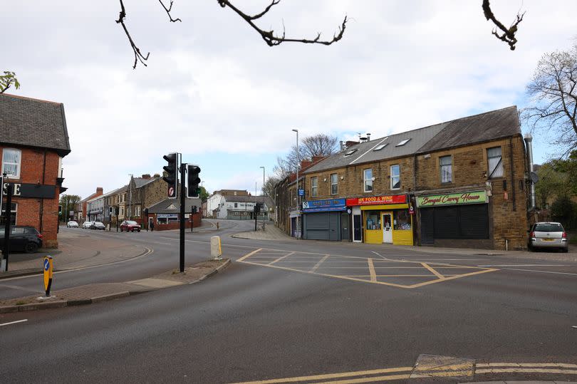 Durham Road, Chowdene Bank, and Kells Lane junction, Low Fell.