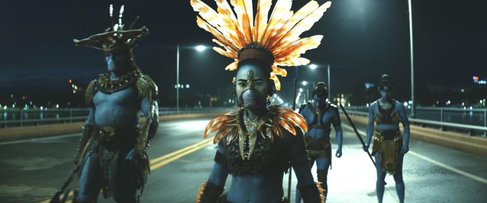 alex livinalli as attuma, mabel cadena as namora, black panther wakanda forever