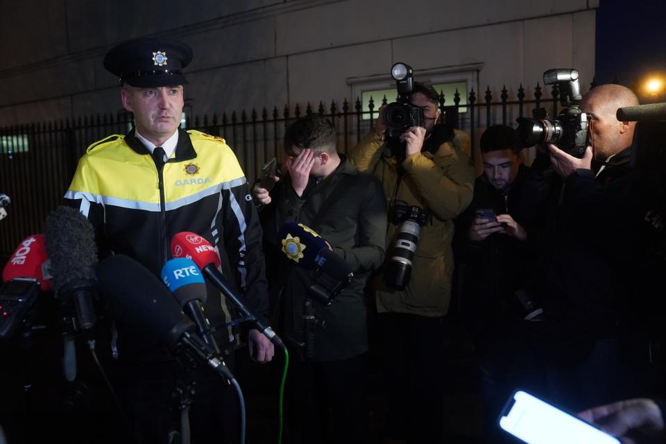 Superintendent Liam Geraghty said that police were following a ‘definite line of inquiry’ (Brian Lawless/PA Wire)