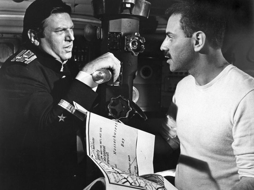 Arkin’s on-screen debut as the stranded Soviet submarine commander Lieutenant Yuri Rozanov, in ‘The Russians Are Coming, The Russians Are Coming’ set in motion a magnificent career as a character actor (United Artists/Kobal/Shutterstock)