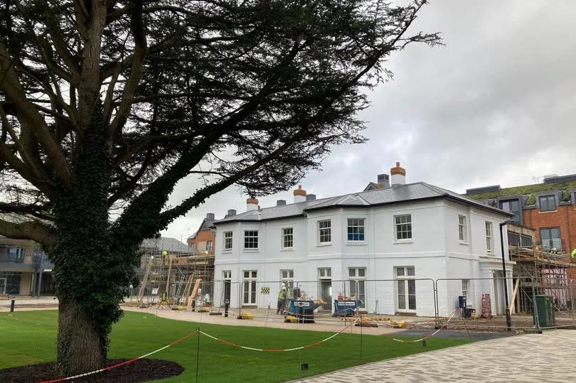Brightwell House is Grade II-listed and Crest Nicholson said will be home to Coppa Club -Credit:SurreyLive