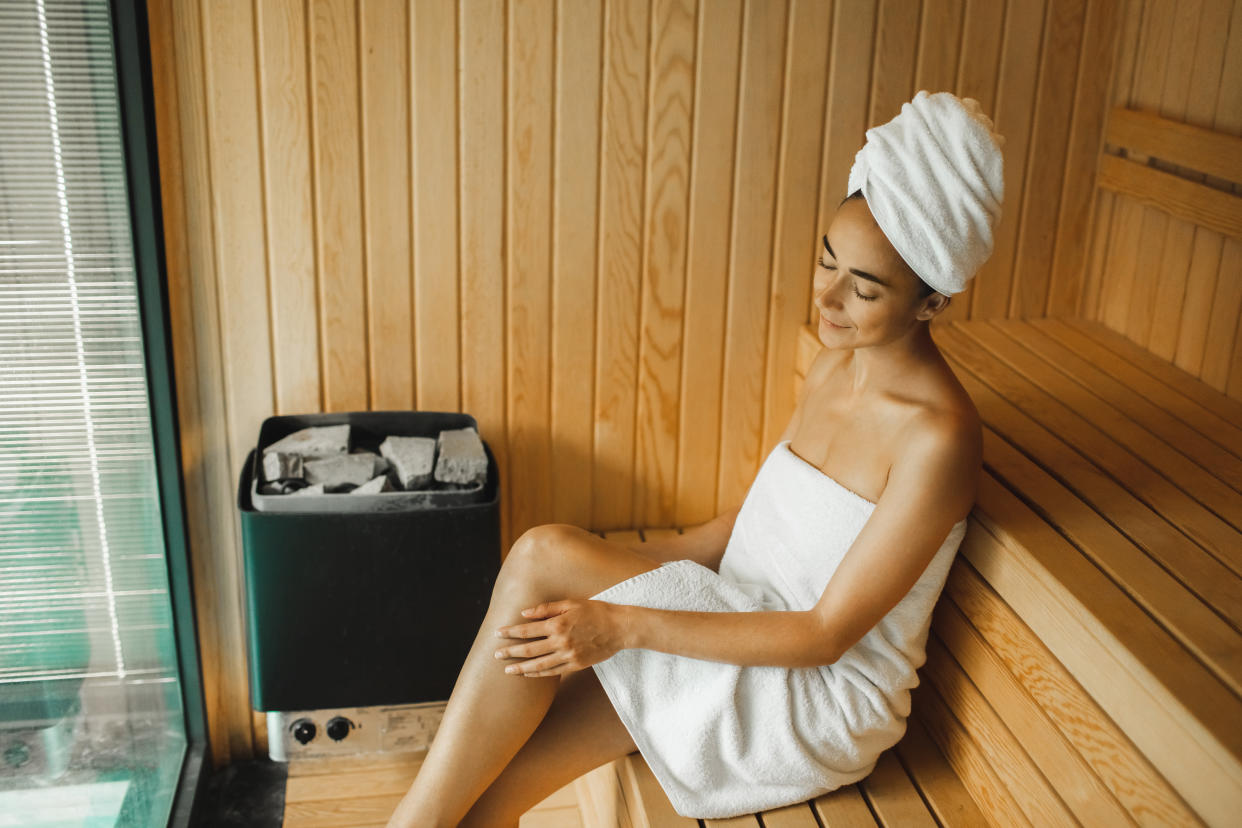 Spending time in a sauna can improve your heart health.