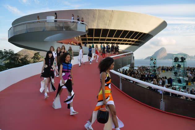 Louis Vuitton's Cruise Show Was an Ode to the California Sun