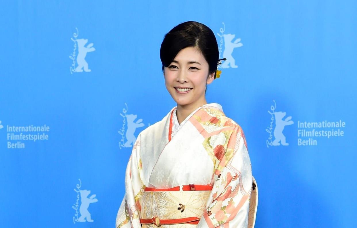 L'actrice Takeuchi Yūko en 2016 - John Macdougall - AFP