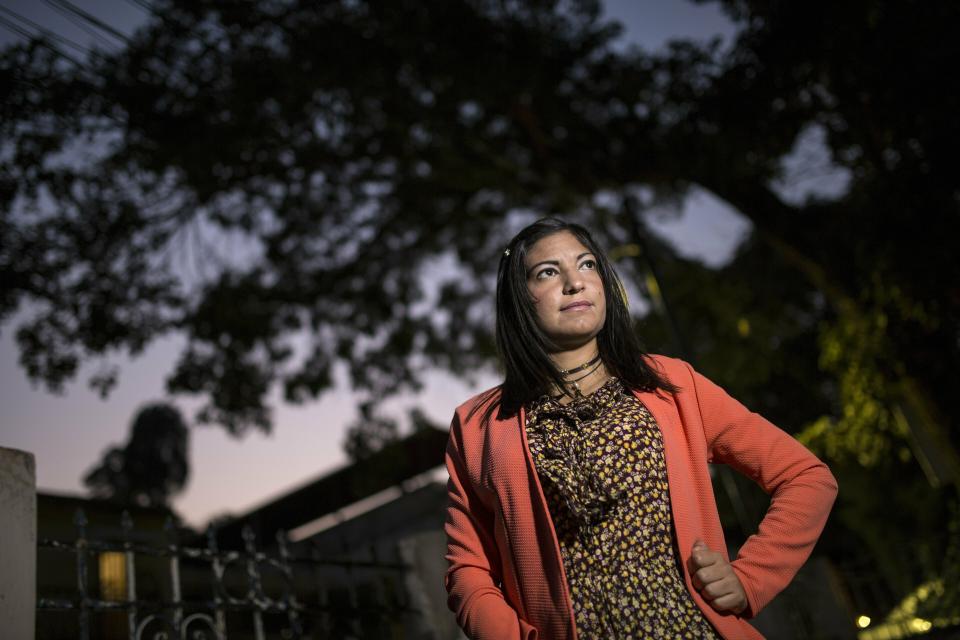 In this Feb. 4, 2019 photo, Anahis Alvarado, 32, poses for a portrait during an interview in Caracas, Venezuela. Alvarado’s battle with a failing kidney has become more desperate as Venezuela sinks deeper into crisis. Over the past few years, she’s watched as five fellow patients in her thrice a week dialysis group have died due to inadequate care. (AP Photo/Rodrigo Abd)