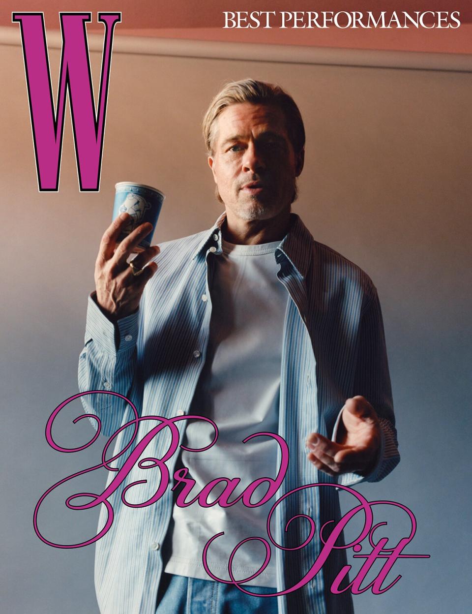 Brad Pitt W Magazine
