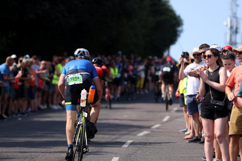 Participants competing in the Ironman Ireland  (Getty Images for IRONMAN)