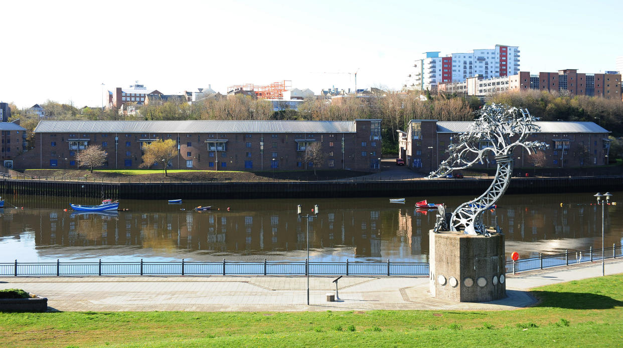 Panns Bank Hall of residence of University of Sunderland on banks of River Wear. Photo: Owen Humphreys/PA Archive/PA Images.