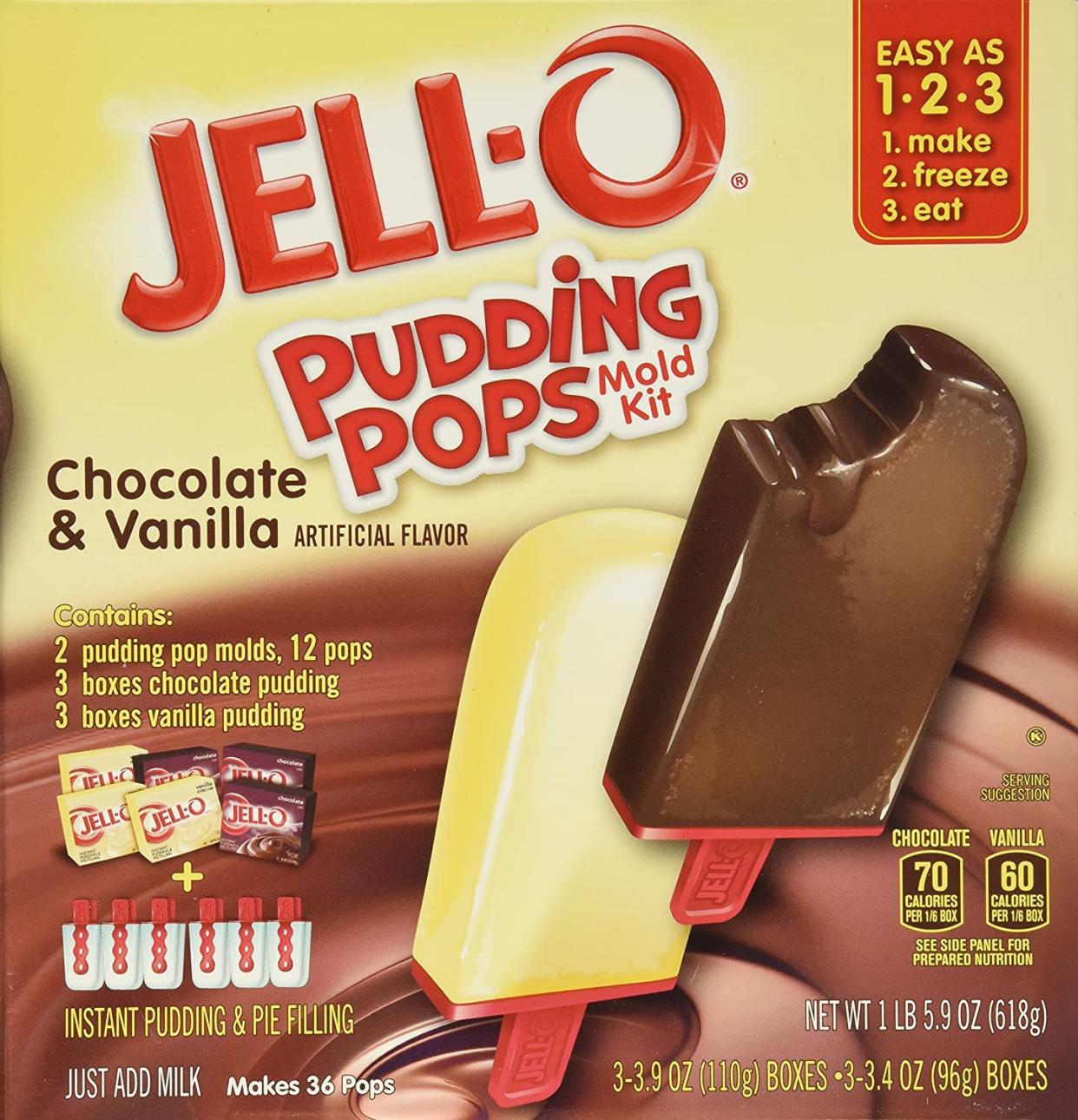 Jell-O Pudding Pops, Chocolate & Vanilla