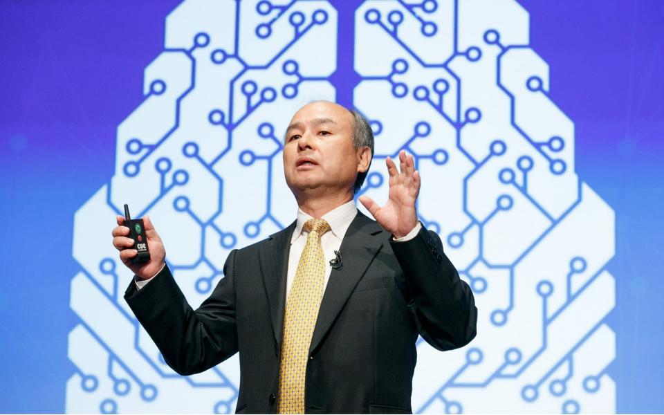 Softbank chairman and chief executive Masayoshi Son - Rex Features